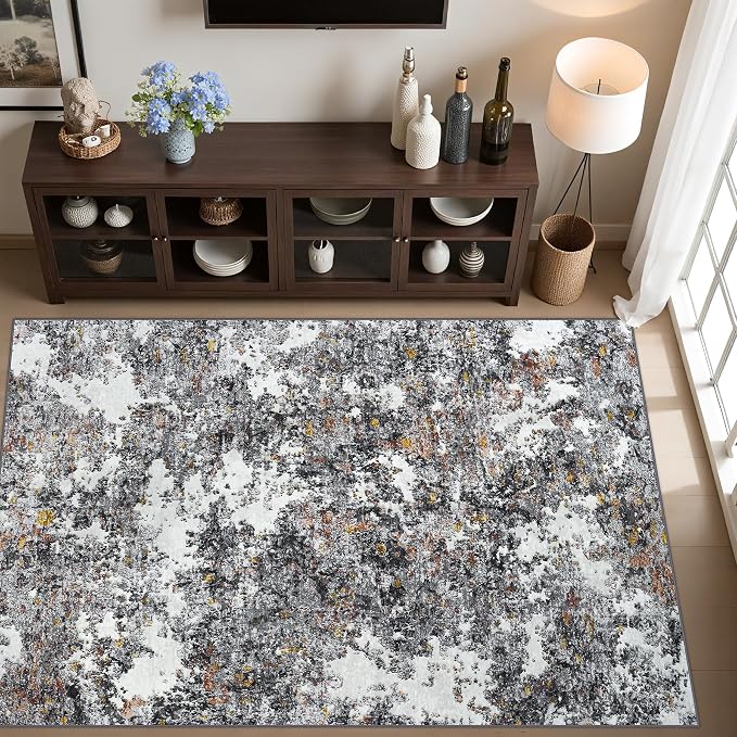 Washable Rug 6x9 Area Rugs: Soft Large Living Room Rug - Image 6