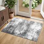 2x4 Washable Porch Rug Grey Welcome Door Mat Entrance 24x48, Small Runner Rugs - Image 9