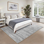 5x7 Area Rugs - Ultra-Thin Washble Rugs, Non-Slip Low Pile Abstract Print Rugs - Image 6