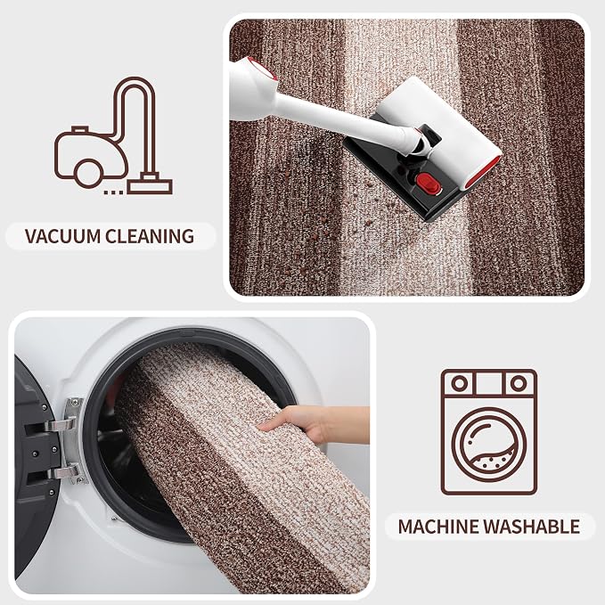 Kitinjoy Indoor Outdoor Door Mat, 45x27 Non-Slip Absorbent Dirt Trapper - Image 5