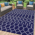 Smiry Outdoor Rug 6x9 ft, Waterproof Reversible Plastic Straw Rugs, Boho by Smiry