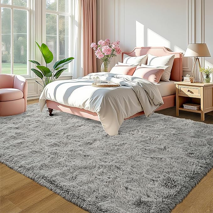 LOCHAS Ultra Soft Indoor Modern Area Rugs Fluffy Living Room Carpets - Image 6