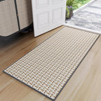Indoor Door Mat 24x72 Dirt Resistant and Absorbent, Non-Slip Rubber Backing by YDKGL