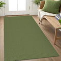 IOHOUZE Washable Area Rug 3x5 Non Slip Rubber Backed Woven Rugs by iOhouze