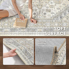 zesthome Washable Round Rug - 5ft Ultra-Thin Circle Area Rugs - Image 5