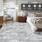 9x12 Area Rugs for Living Room Rug Washable: Abstract Large Rug for Dining Room - Image 9