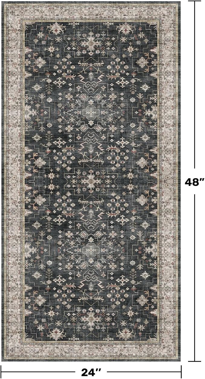 2x4 Entryway Runner Rugs, Small Runners - Image 2