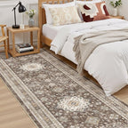 Vintage Hallway Runner Rug 3x12: Large Soft Washable Entryway - Image 3