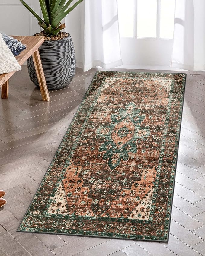 Moynesa Ultra-Thin Washable Runner Rug by Moynesa
