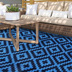 SAND MINE Waterproof Outdoor Rug 9x18 ft, Plastic Reversible Rug, Modern Area - Image 7