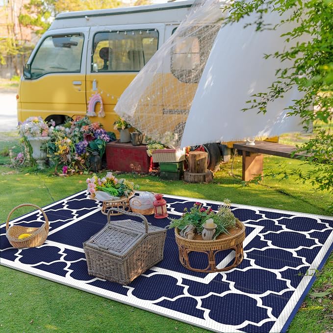 GENIMO 4' x 6' Outdoor Rug Waterproof - Image 5