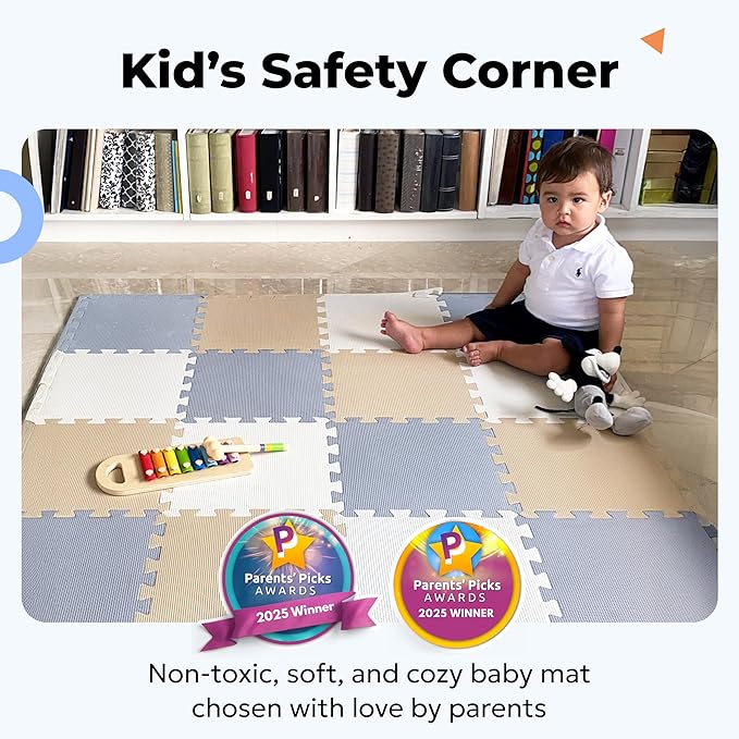 MioTetto Baby Play Mat, Soft Foam Floor Tiles - Image 3