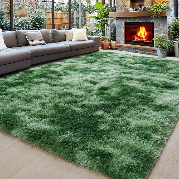 Area Rugs 9x12 for Living Room, Ultra Soft Fluffy Rugs for Bedroom, Non-Slip by Awaytail