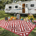 GENIMO Outdoor Rug for Patio Clearance, Lightweight Waterproof RV Camping Mat by GENIMO