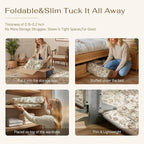8x10 Washable Neutral Area Rug Brown Vintage Living Room Bedroom Carpet - Image 7