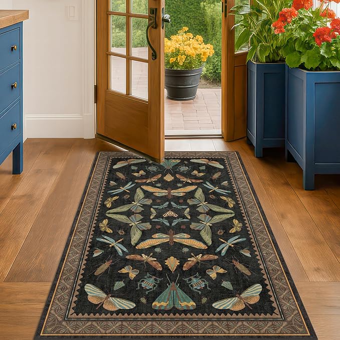 3x5 Entryway Rug Non Slip Washable - Image 8