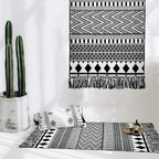 IOHOUZE Black Boho Area Rug - Image 6