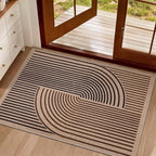 Tangsoo Rainbow Easy Jute Rug, 2x3 Washable Small Area Rug by Tangsoo