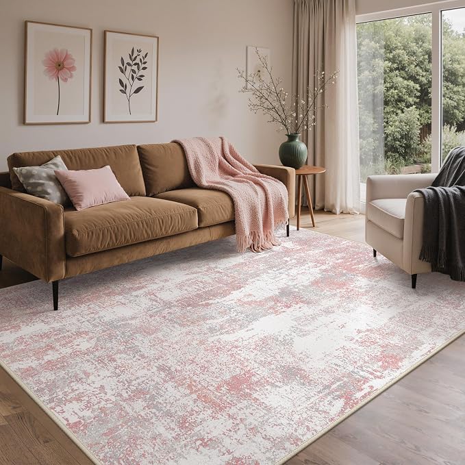 BEIMO Area Rugs 5x7 for Living Room Bedroom, Modern Abstract Machine Washable by BEIMO