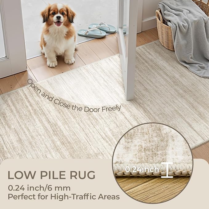 2x5 Rug Runner Washable for Entryway, Soft Bathroom Rugs - Image 6