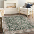 CHAMPLANT Washable Area Rug 4'x6' Vintage Traditional Floor Cover Foldable Thin by CHAMPLANT