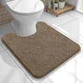 OLANLY Toilet Rugs U-Shaped 20x20, Extra Soft Absorbent Chenille Contour by OLANLY