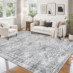 5x7 Area Rugs for Living Room Rug Washable: Abstract Rug for Dining Room - Image 3