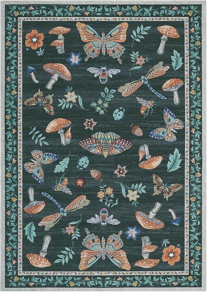 4 x 6 Rug Non-Slip Washable Carpet - Image 4