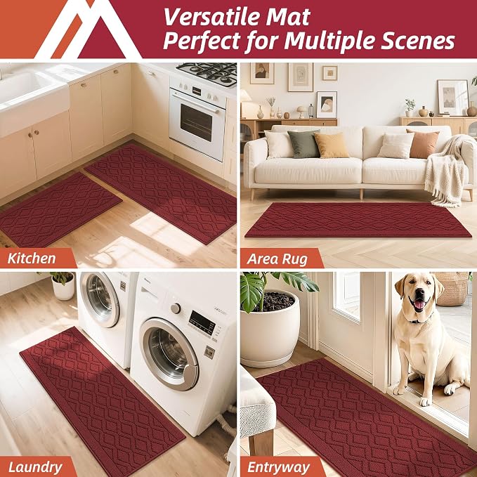 COSY HOMEER-Kitchen-Rugs-and-Mats 20"x48" Non Slip Kitchen Mats - Image 7