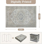 Machine Washable Rugs 5x7 Area Rugs - Image 2