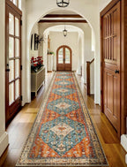 SERISSA Runner Rug for Hallways, Extra Long Boho Rug Ultra Soft Vintage Tribal by SERISSAHomeDecorCollection