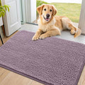 Smiry Dog Door Mat for Muddy Paws 36x24, Absorbent Dirt Trapper, Non-Slip by Smiry