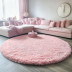 ONASAR Light Pink Round Area Rugs 5ft - Image 7