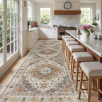 Madane 4x12 Wide Hallway Runners: Washable 12ft Runner Rug - Image 2