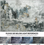 6x9 Area Rugs for Living Room Rug Washable: Abstract Rug for Dining Room - Image 7