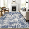 8x10 Area Rugs Living Room: Washable Large Abstract Modern Soft Rug Stain by LOONGRUG