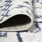 JONATHAN Y Boho Vintage Diamond Cream/Navy Indoor Area Rug 4X6 ft, Moroccan Hype - Image 10