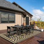 Outdoor Patio Plastic Straw Rug - Image 2