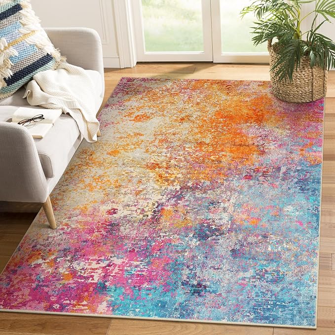Lahome Modern Abstract Area Rug by Lahome