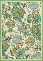 GarveeHome Jungle Animal Print Rug 3x5 Washable Area Rugs - Image 4