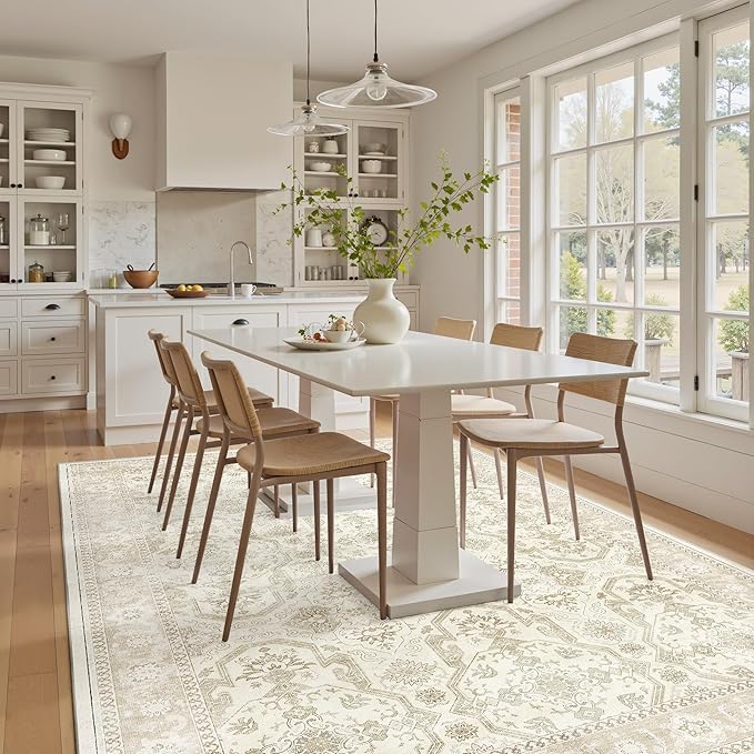 Soalmost Area Rugs 5x7, Washable Rug, Stain Resistant 5x7 Area Rugs - Image 4