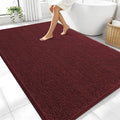 OLANLY Large Bathroom Rugs 70x46, Soft Absorbent Chenille Bath Rugs, Rubber by OLANLY