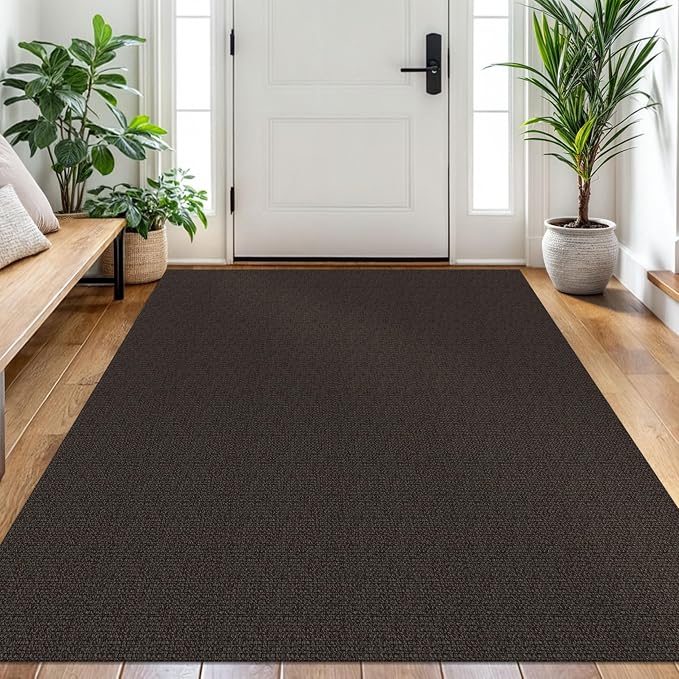 EARTHALL Washable Area Rug 4x6 Ft Non Slip Rugs by EARTHALL