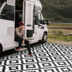 SAND MINE Waterproof Outdoor Rug 6x9 ft, Reversible Mats, Modern Area Rug - Image 6