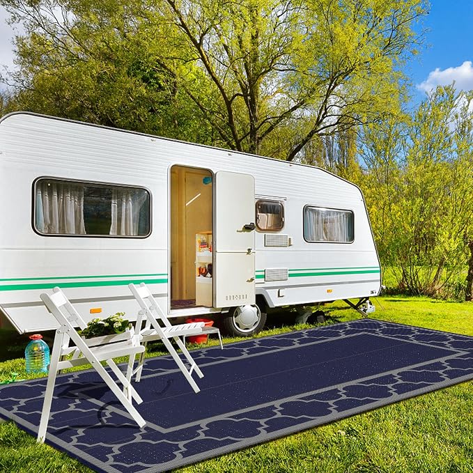 GENIMO 9 ' x 18 ' Outdoor Rug Waterproof - Image 2
