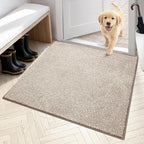 PURRUGS Dirt Trapping Door Mat 36" x 36", Non-Slip Machine Washable Entryway Rug by PURRUGS