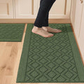 COSY HOMEER 48x20 Inch/30X20 Inch Kitchen Rug Mats Made of 100% Polypropylene 2 by COSYHOMEER