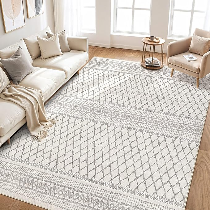 cotiled 10x14 Area Rugs Living Room Rug: Washable Boho Rugs - Image 6