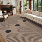 Tangsoo Rainbow Easy Jute Rug 6x9 Washable Area Rugs - Image 2