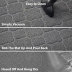 WePet Cat Litter Box Mat, Kitty Premium PVC Pad, Durable Trapping Rug, - Image 6